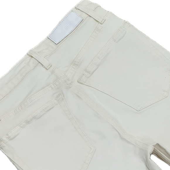 👖👠 RE/DONE High Rise 70s Stove Pipe Stretch Jeans | Vintage White Preppy | Sz 24 - Picture 4 of 8